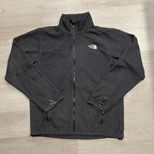 The North Face Mens Grey Outdoor Fleece Zip Up Jacket